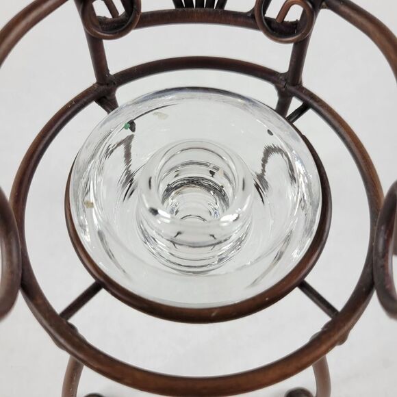 Metal Chair Taper Candlestick Holder - Picture 3 of 8